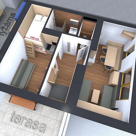 U Kralika, Apartman E, 50M Od Lanovky A Bobove Drahy, Parkovani Zdarma Dolní Morava Extérieur photo
